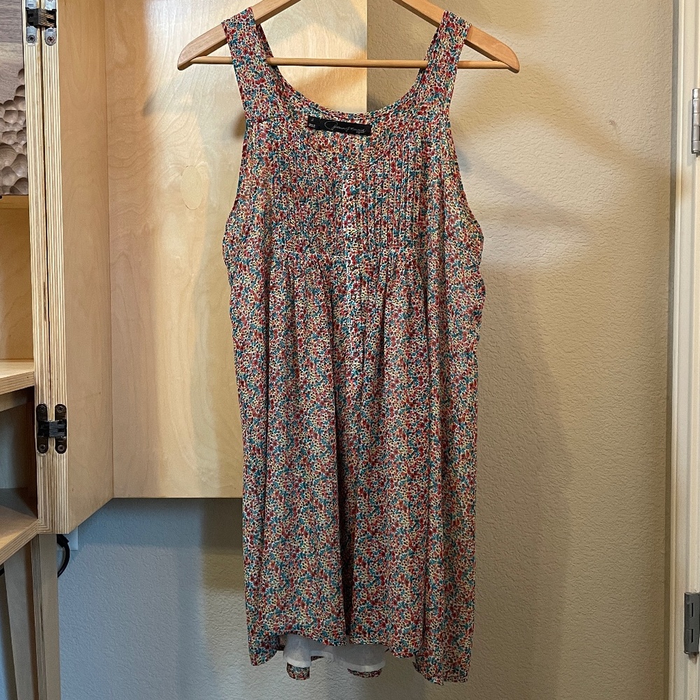Floral Patterson J Kincaid Originals Floral Tank Dress - Size Small - Like New!